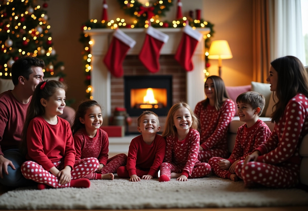 famille pyjama